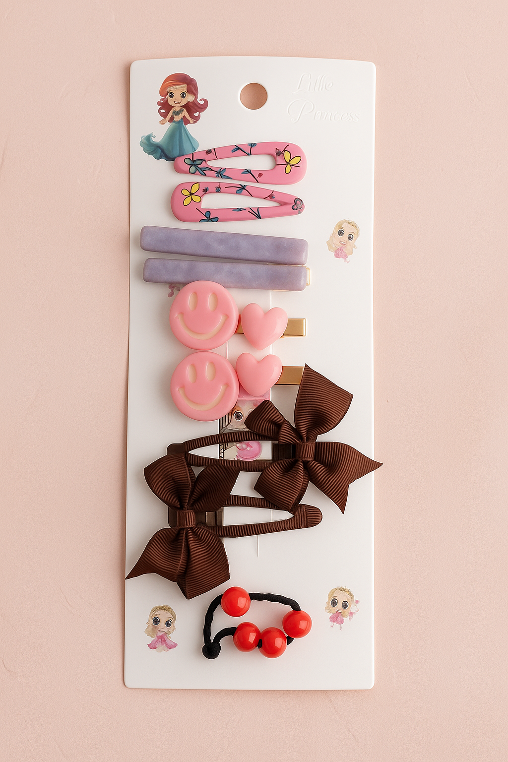 Assorted Hair Clip Set – Stylish Mix for Girls