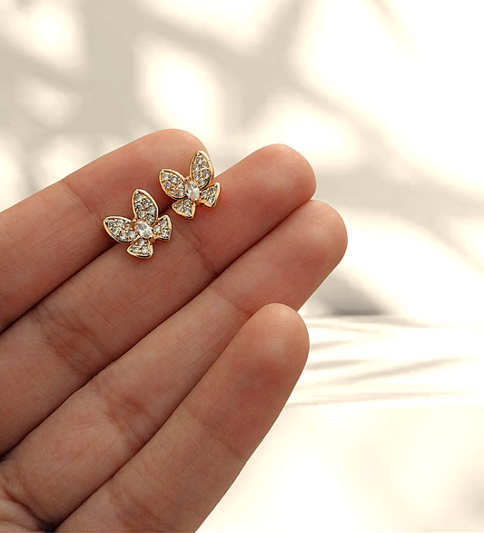 Cute Small Butterfly Stud Earrings