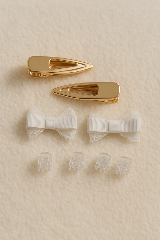 Assorted Hair Clip Set – Stylish Mix for Girls