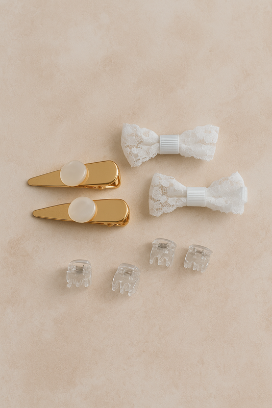 Assorted Hair Clip Set – Stylish Mix for Girls